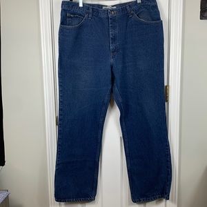 Lee regular fit mens blue jeans size 42x32